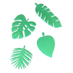 Set of 4 carries parts leaves tropical MMF