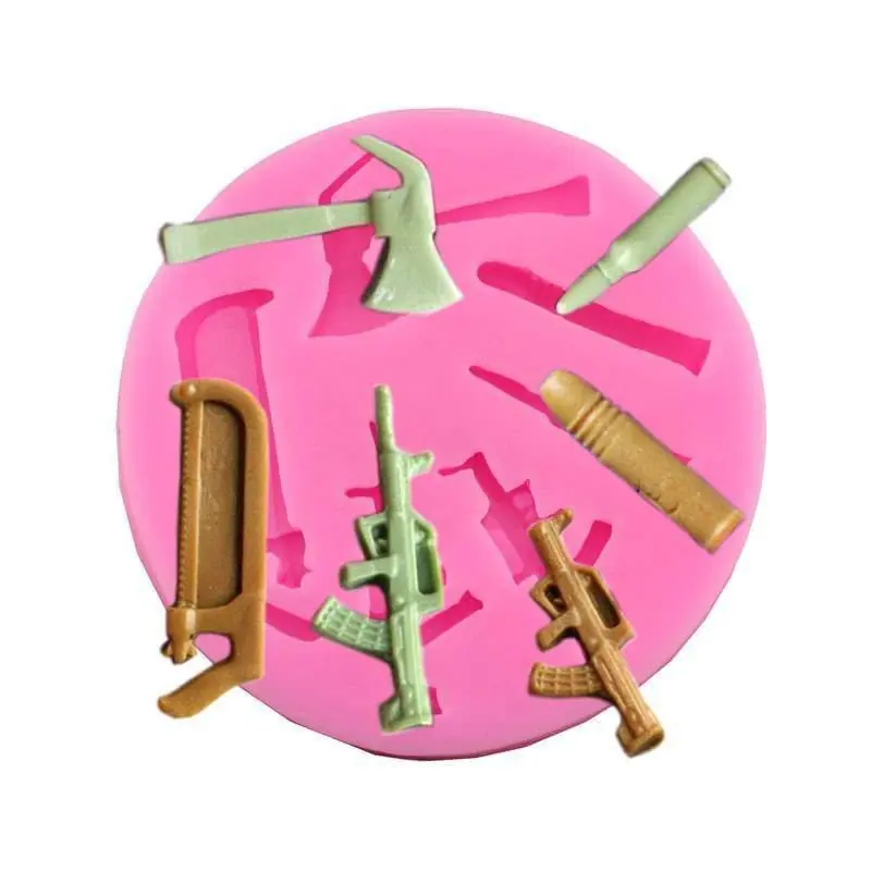 War Weapons Silicone Mold - Planète Gateau