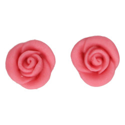6 Rosa Rosa ROSA Funcakes flores de mazapán