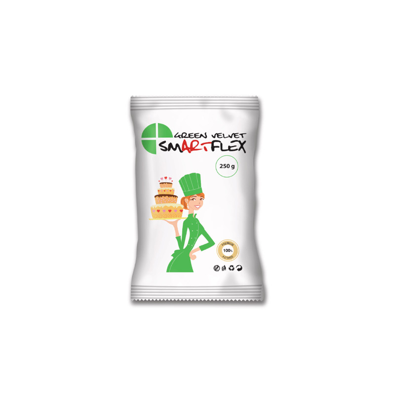Sugar paste SMARTFLEX VANILLE GREEN 250 g