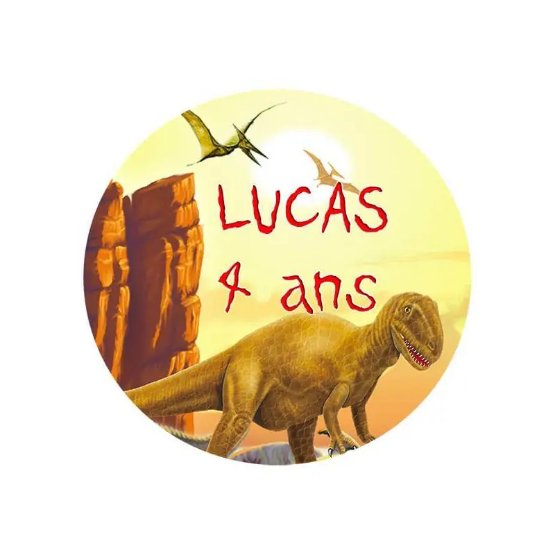 6 Feuilles D'Autocollants Dinosaures Pailletés Pour Enfants - Cadeau Fête Anniversaire, Décoration Carnet, Gourde