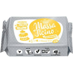 Pâte à sucre Massa Ticino 250g - JAUNE