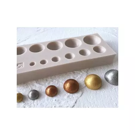 Mould in silicone 11 spheres
