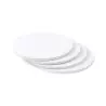 Plateaux ronds blancs épais pour gâteaux - 25 a 30cm