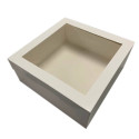 5 Pastry boxes with window 15 cm high
