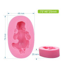 Molde de silicona para bebés