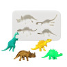 Moule en silicone Dinosaures