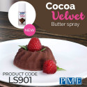 Aterciopelado Spray MARRÓN Chocolate comestible PME 100 ml