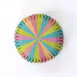 30 Caissettes à cupcakes couleurs LICORNE