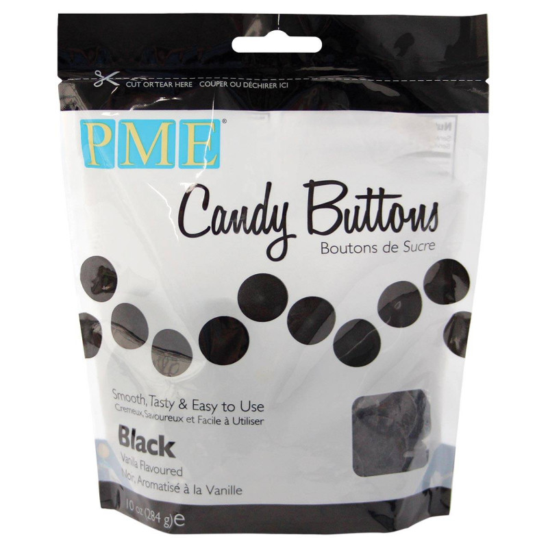 Candy Buttons Negro