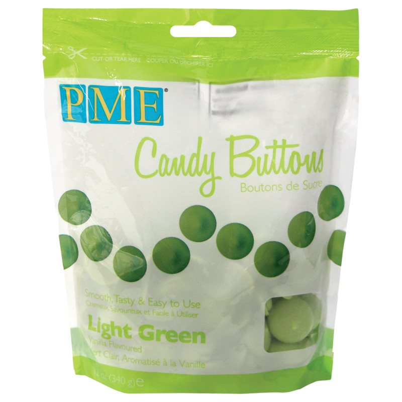 Candy Melt Buttons Vert Clair 340g