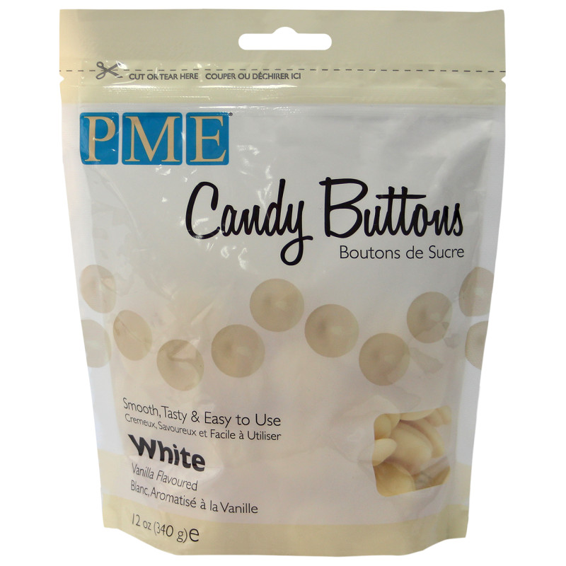 Candy Melt White Buttons 340g