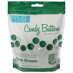 Candy Melt Botones Verde Oscuro 340g