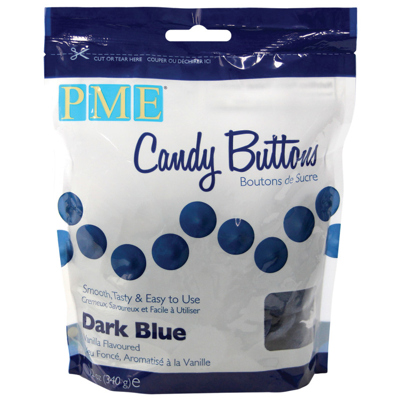Candy Melt Buttons Bleu Marine 340g