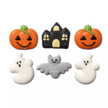 6 Décorations Citrouilles Fantômes Halloween