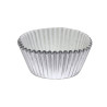30 silver cupcake liners