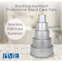 Round cake mould PME 40cm on height 10 cm