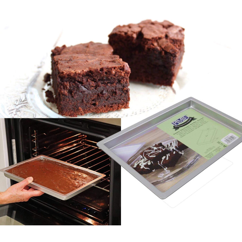 Large baking pan for Brownies 20x30 cm PME Planète Gateau
