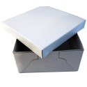 Square cake box rigid height 15 cm