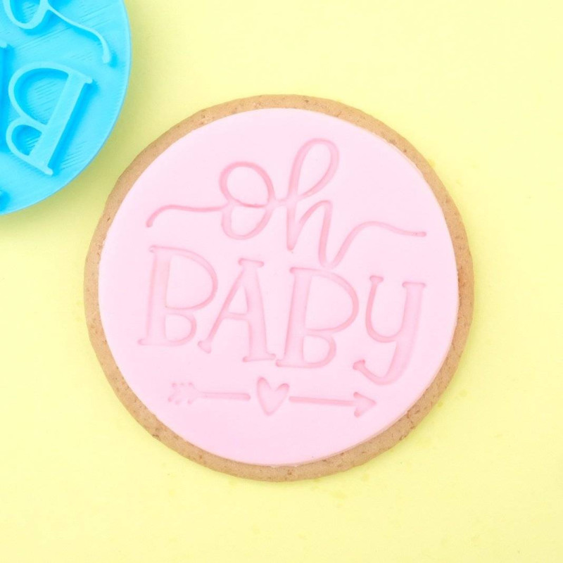 Oh Baby Sweet Stamp cookie embosser Planète Gateau