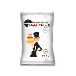 SMARTFLEX Velvet black 250 g sugar paste