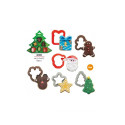 Set of 6 Christmas cutters