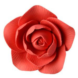 Fleur rose Camélia rouge 5 cm