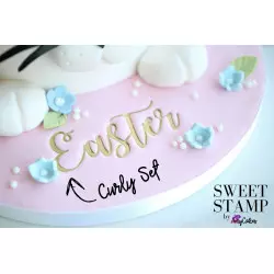 Embosseur Lettres Majuscules et minuscules Sweet Stamp Curly