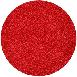 Micro billes en sucre rouge 80 g