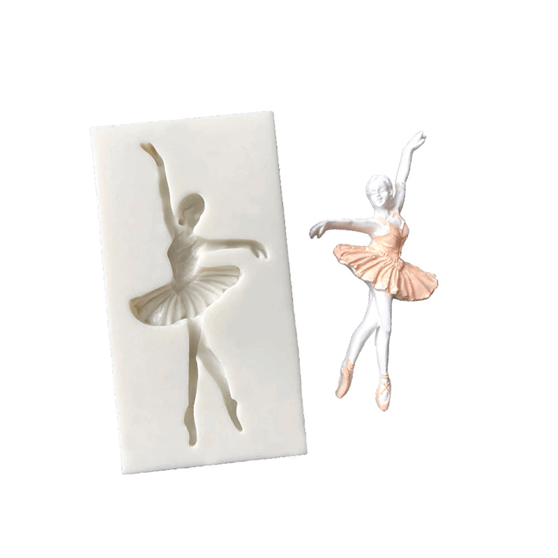 Silicone Mold Ballerina Dancer Planete Gateau