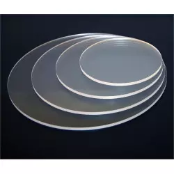 Brateuanoii 5PCS Acrylique Transparent Ronde Disques, Acrylique