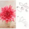 Set de 6 emporte-pièces fleur dahlia
