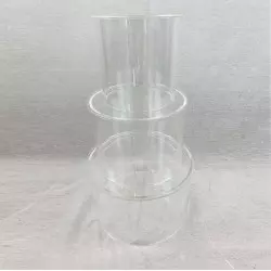 Etage séparateur de gateau transparent en acrylique