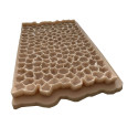 Silicone mat with diamond effect