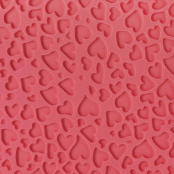 Impression mats mini hearts