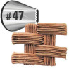 Basket braided socket Wilton No.47
