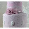 Claire Bowman's Cake Lace Tiffany 3D Lace Alfombra de encaje