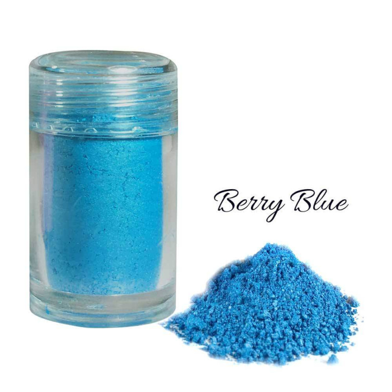 Colorant en poudre scintillant Bleu