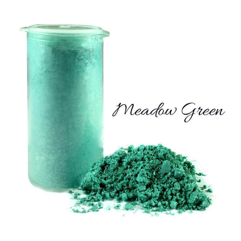 Colorant en poudre scintillant vert prairie Meadow Crystal Candy