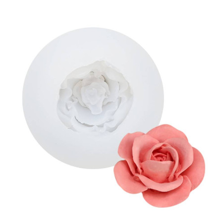 Moule en silicone - Rose éternelle