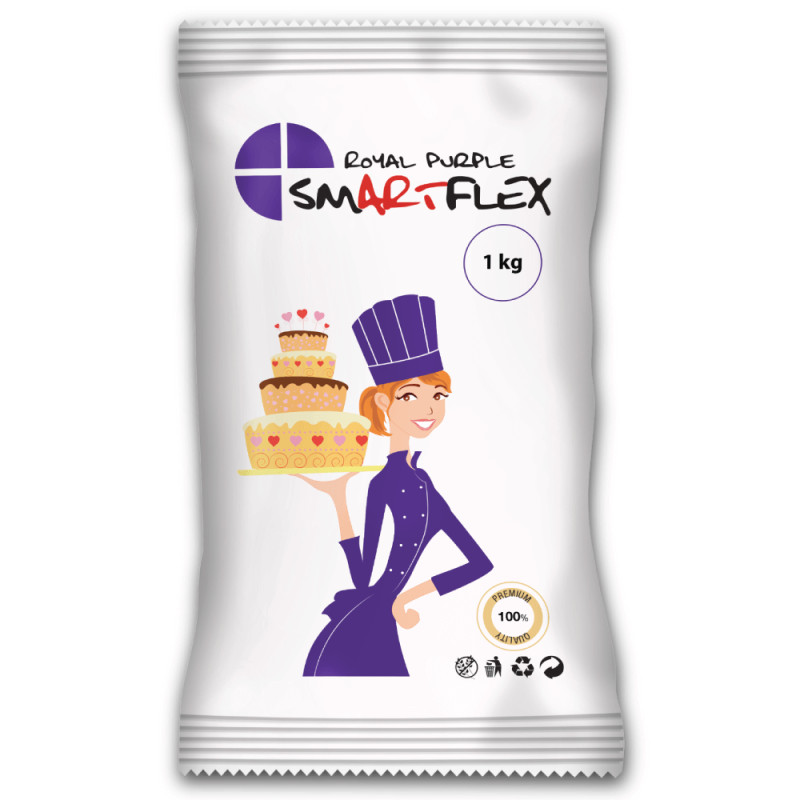 Sugar Paste SMARTFLEX Vanilla Purple 1 KG