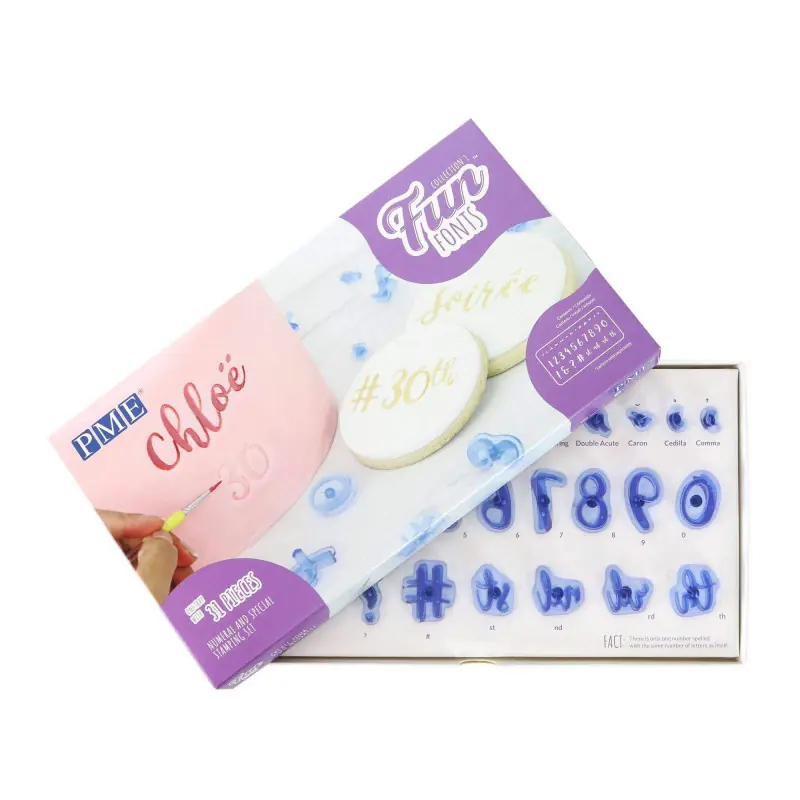 36 Emporte-pièces Alphabet Et Chiffres Pour Pâtisserie - Moules à Biscuits, Fondant, Chocolat, Cadeau Créatif