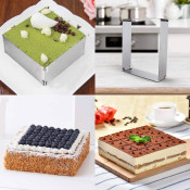 Piashow Cadre Patisserie Rectangulaire, Cadre Pâtisserie Réglable