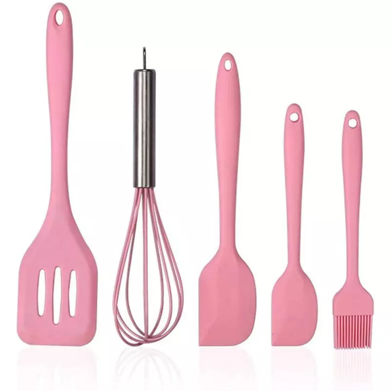 Raclette-coupe-pate,moule silicone pâtisserie outils pâtisserie patisserie  outils accessoires accessoire cuisine - L pink[B679]