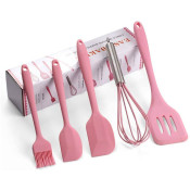 COUVERTS BEBE,pink--Cuillère En Bois De Silicone Pour Bébé, Cuillère