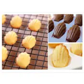 Lot De 3 Moules à Madeleine En Silicone - 9 Cavités Coquille - Antiadhésif, Sans BPA - Résiste -60°C à 240°C - 4