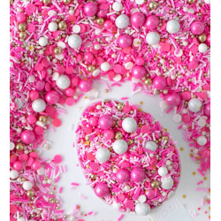 Sprinkles mix baby love pink white blue Sweetapolita 100g