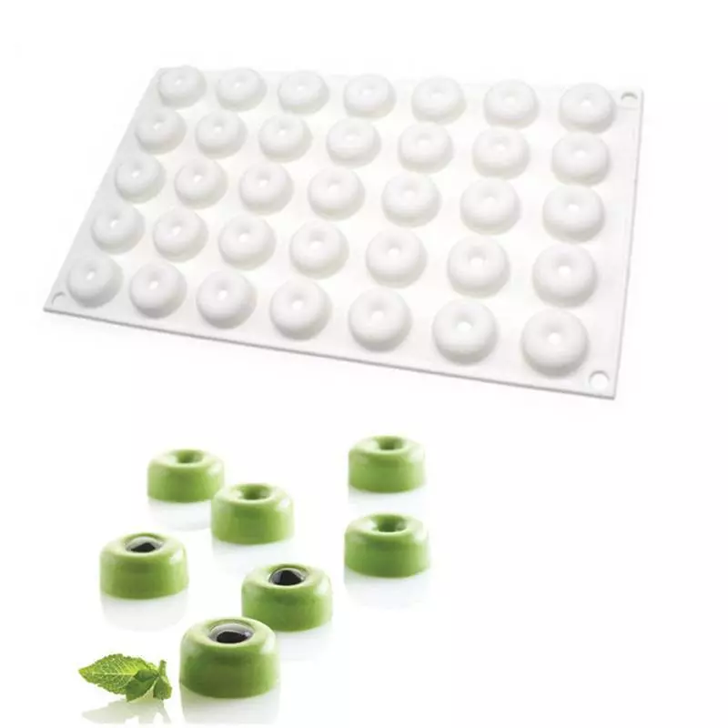 Silicone mould 35 shapes circles