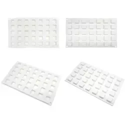 Silicone mould 35 square shapes