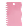 4 lisseurs décors en silicone rose
